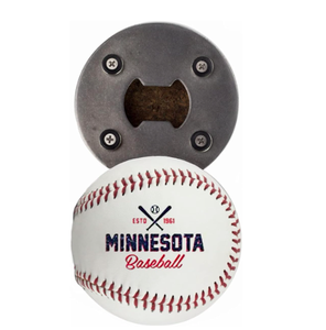 Abridor de Botellas Magnético de Cuero Genuino con Diseño de Béisbol, Novedoso Imán para Refrigerador, Regalo para Aficionados al Deporte, para <span class=keywords><strong>la</strong></span> Cueva del Hombre, Bar o Picnic - Product Image 6