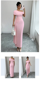 Elegante Vestido de Noche para Mujer, Cintura Natural, Diseño de Lujo, Vestido Formal para Fiesta - Product Image 4