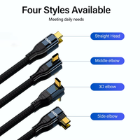 Câble de charge rapide USB Type-C vers C 5A PD 240W avec gaine en nylon pour iPhone 16/17 Pro Max iPad Macbook Air - Longueurs de 1 à 3 m