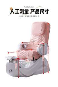 Fauteuils de pédicure de luxe sur mesure pour spa, fauteuils de massage des pieds de luxe pour salon de manucure et pédicure - Product Image 2
