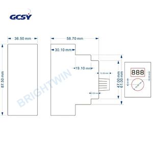 Generatore di Segnali di Precisione su Guida DIN 0-5V 0-10V, Modulo Controllore di Segnale di Tensione Programmabile con Display e Funzioni MODBUS - Product Image 4