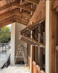 מודרני מינימליסטי חלונות עץ מלא מינימליסטי, ציפוי זכוכית אופקית לחדר השינה של הדירה - Product Image 5