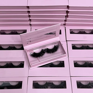 Venta caliente Lash Mink Lashes 25mm Natural Eyelash Fluffy Pestaas Postizas Al Mayor Full Strip Eyelashes Cils Natural Mink Lashes - Product Image 4