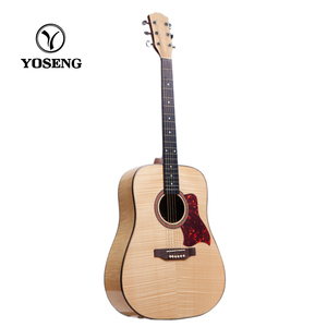 กีตาร์โปร่งอะคูสติกสวยงาม สีธรรมชาติจากไม้เมเปิล - Product Image 2