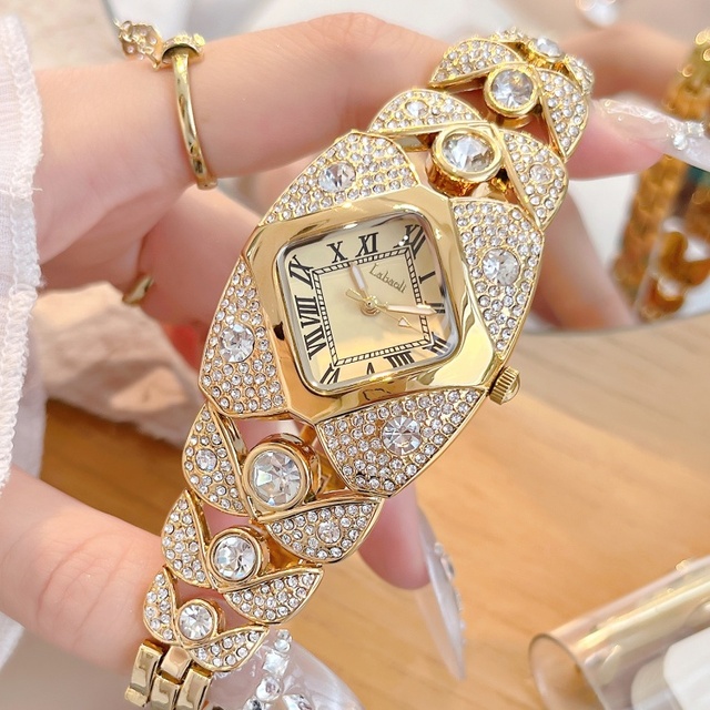 LABAOLI Women's Watches diamond Luxury Watches Elegant Women's Gifts Ladies square Box Dial Simple Women's Quartz Watch