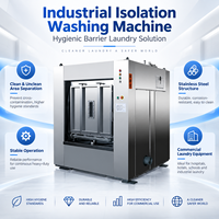 Laveuse-essoreuse industrielle robuste 30 kg, nouvelle machine à laver électrique isolée pour textiles hospitaliers