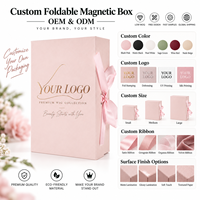 Boîte à fermeture magnétique personnalisée haut de gamme avec logo, écologique, boîte cadeau de luxe avec dorure à chaud et doublure en soie