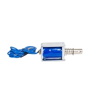 Solénoïde de verrouillage magnétique électronique personnalisé 220V 50N, course de 5 mm, boîtier en ferroalliage, bobine en cuivre pur pour ascenseurs et distributeurs automatiques