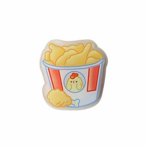 Venta al por Mayor de Clips Acrílicos Transparentes con Diseño de Hamburguesa y Papas Fritas, Bonitos y Divertidos, para Notas, Papelería y Recuerdos - Product Image 4