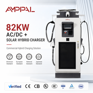 Amppal 82kw Ac Chargeur hybride solaire <span class=keywords><strong>électrique</strong></span> Commercial Ev Dc Véhicule monté au sol Stations de charge rapides E v pour <span class=keywords><strong>voiture</strong></span> <span class=keywords><strong>électrique</strong></span> - Product Image 4
