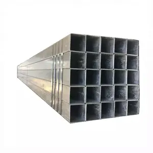 Cold Rolled Pre Galvanized Welded Square Rectangular Steel Pipe SS400 Hollow Section Prefab House Steel Tube