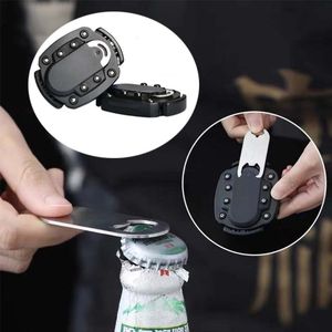 Abridor de Latas y Sacacorchos Portátil 2 en 1 Multifuncional de Acero Inoxidable, Fácil de Usar, con Abrebotellas de Cerveza y Bebidas de ABS - Product Image 2