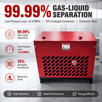 Sécheur d'air comprimé réfrigéré Demargo DM026GF 2,6 Nm/min, refroidi par air, en aluminium, R22, point de rosée 2-10, 220V