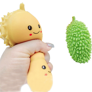 Jouet pour bébé Durian Squishy créatif 12cm TPR nouveau cadeau anti-stress pour enfants de <span class=keywords><strong>6</strong></span> ans + Easy Mood Fun - Product Image 2