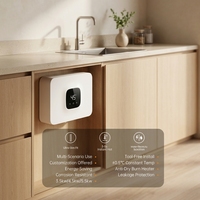 Thermostat intelligent à écran tactile avec coque ABS 5,5 kW, réglage automatique de la puissance, chauffe-eau électrique instantané, chauffage rapide, IPX4, anglais