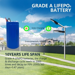 مصباح شمسي خارجي متكامل بقوة 15 واط و1500 لومن مع مستشعر حركة مقاوم للماء للإضاءة الخارجية - Product Image 5