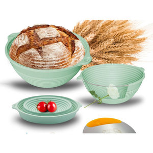 Paniers de levage pliables en silicone ovales de 10 po et ronds de 9 po pour la cuisson du <span class=keywords><strong>pain</strong></span> <span class=keywords><strong>au</strong></span> <span class=keywords><strong>levain</strong></span> avec cadre renforcé en métal - Product Image 2