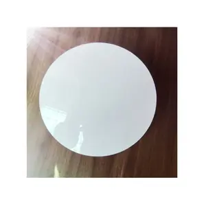 Placa de corte circular de alumínio em branco para sublimação personalizada, disco redondo branco brilhante de 8" 10" 12" 15"