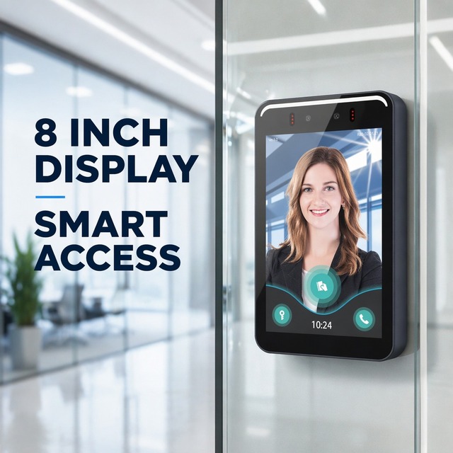 8 Inch Face Recognition Terminal Access Control System 2MP Wide Dynamic Infrared Camera with WiFi IP65 Grade