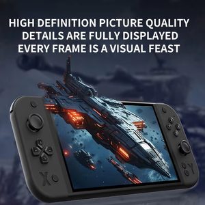 Console <span class=keywords><strong>de</strong></span> jeu portable rétro FORYOBUD G90, écran HD 7 pouces 1024x600, batterie Linux 4000 mAh, 18000 <span class=keywords><strong>jeux</strong></span> intégrés, cadeau portable - Product Image 3