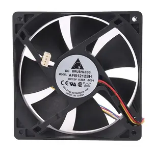Delta 24v 48v DC12V 0.8A EC AC 120x120x25mm 12025 12cm PWM speed control double ball Centrifugal exhaust AFB1212SH cooling fan