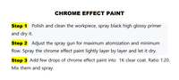 Miroir Chrome Argent Or Peinture Kit Spray Chrome Peinture pour Voitures Roues