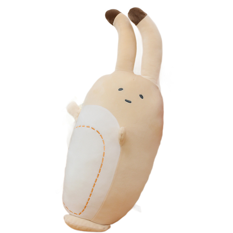 FUNNETOYU Almohada De Sofá Con Forma De Jamón De Peluche, Cojín Abrazable De Algodón PP De 44.4x16x11 Cm, Decoración Original Para Casa, Oficina Y Coche, Regalo Divertido Para Cumpleaños Y Navidad