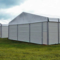 9x12m 9x15m cadre en aluminium tente d'exposition tente de mariage personnalisée cérémonie bâches entrepôt tente pvc cirque chapiteau