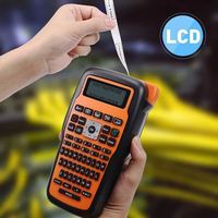 Pencetak Label Portabel Mini Phomemo E1000 Pro, Mesin Label Genggam untuk Kabel