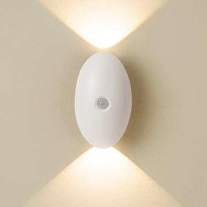Luces Nocturnas Decorativas Inteligentes Inalámbricas con Sensor de Movimiento, Lámparas de Pared LED Recargables por USB para Dormitorio, Luces de Noche para el Hogar - Product Image 2