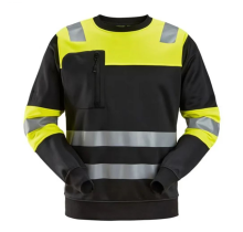 Types de styles sweat-shirt à manches longues vêtements réfléchissants chauds avec polaire simple face personnalisable de niveau D pour le temps froid - Product Image 5