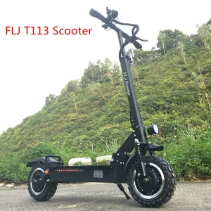 FLJ sıcak satmak T113 elektrikli scooter 60V 3200W 11 inç kapalı yol yetişkinler için yağ lastik elektrikli scooter