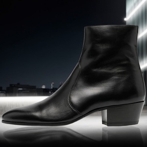 <span class=keywords><strong>Chelsea</strong></span> Primavera/Verano Europa y América Nuevo producto Moda Cremallera lateral puntiaguda Botas elevadas - Product Image 2