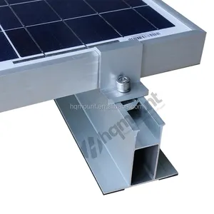 Europa heißer Verkauf kurze PV-Panel-Schiene Blechdach Mini-Schiene Fabrik Solar Short Schiene mit Mittel klemme