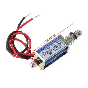 YOINNOVATI JF-0530B DC 6V 12V 푸시-풀 타입 Gangbei-0530B 프레임 DC 솔레노이드 전자석