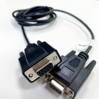 Cable de conexión RS232 hembra a hembra, cable de datos de puerto serie DB9, cable de datos VGA de 9 pines con conector D-Sub