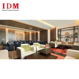 Pabrik IDM-88 kustom Hotel lobi furnitur Sofa Modern Hotel publik Area Sofa desain