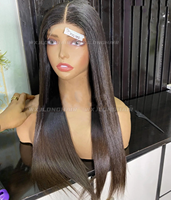 Perruques en cheveux humains 30 pouces Double trame 100% cheveux vierges vietnamiens Fournisseur, Couleur brun ombré Cheveux humains vietnamiens lisses