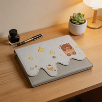 Cuaderno Personalizado de 6 Anillas A5 con Cubierta Transparente, Papelería Kawaii, Hojas Sueltas, Páginas para Imprimir