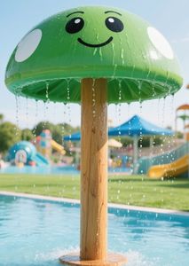 कारखाने मूल्य जल पार्क उपकरण-आउटडोर पानी छिड़काव मशरूम - Product Image 5