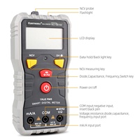 Mestek — multimètre numérique de poche, multimètre DC/AC, multifonctionnel, haute précision, capacité Ncv Ohm Hz, testeur numérique à intervalle automatique