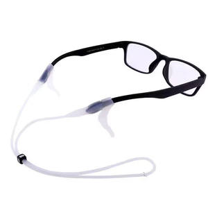Sangle de lunettes ZT à boucle ronde 55 cm en silicone souple haute élasticité unisexe pour enfants et adultes, sangles de maintien sportives - Product Image 2