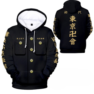 ผู้ผลิตขายตรงเสื้อฮู้ดอนิเมะญี่ปุ่นลายกราฟิก 3 มิติ พิมพ์ลายอนิเมะ โตเกียว รีเวนเจอร์ส เสื้อสเวตเชิ้ตแบบสวมหัวสำหรับผู้ชายและผู้หญิง - Product Image 1