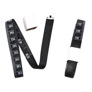 Wintape <b>Measuring</b> Tape 150cm 60inch 12mm Black Soft Leather Metric Sewing Tailoring <b>Tool</b> - Product Image 1