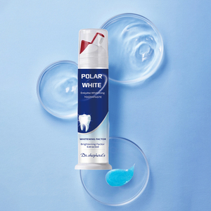 Nuevo diseño Pasta de dientes larga rica Hielo Menta fresca Blanqueamiento Buena sonrisa Pasta de dientes de empuje - Product Image 1