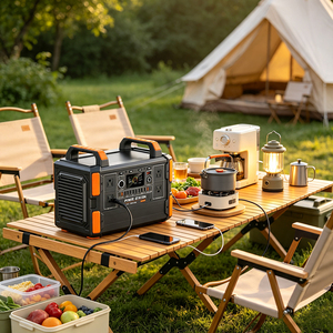 Solar <b>Generator</b> 200W-2500W 300W Fast Charging UPS with Pure Sine Wave Supports LiFePO4 Battery Home Emergency Outdoor <b>Camping</b> - Product Image 5