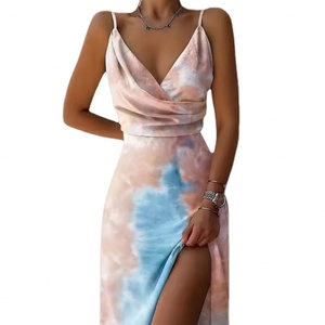Nouvelle Robe Longue Décontractée et Élégante en Mousseline pour Femme avec Taille Naturelle, Imprimé Numérique et Tissu Tissé – Collection Été - Product Image 2