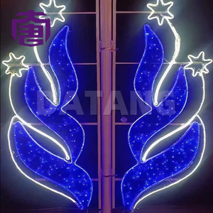Outdoor LED Christmas Lamp Post <b>Lights</b> Commercial Street Decoration Motif <b>Light</b> for Park Plaza Holiday Landscape Display - Product Image 2