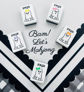 Juego de Mahjong Personalizado de Lujo con Temática Moderna de Halloween, 160 Fichas, Portátil, Ecológico, de Acrílico, para Entretenimiento - Product Image 5