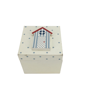 Tùy Chỉnh Bãi Biển Biển Thiết Kế Nhà Trang Trí Gỗ Thủ Công Mỹ Nghệ Bé Răng Quà Tặng Mini Hộp Hộp Gỗ Với Nắp - Product Image 2